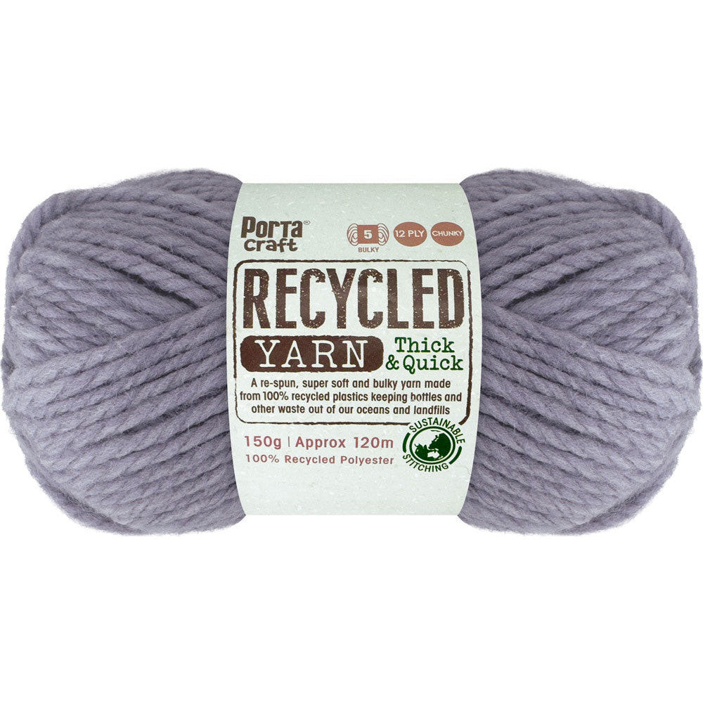Recycled Yarn 150g 12ply - Lavender Melange