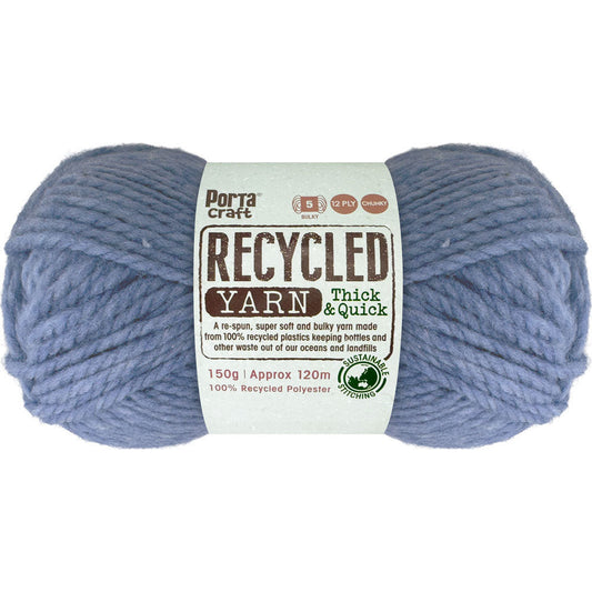 Recycled Yarn 150g 12ply - Bluestone Melange