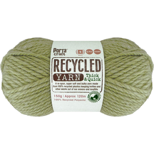 Recycled Yarn 150g 12ply - Matcha Melange