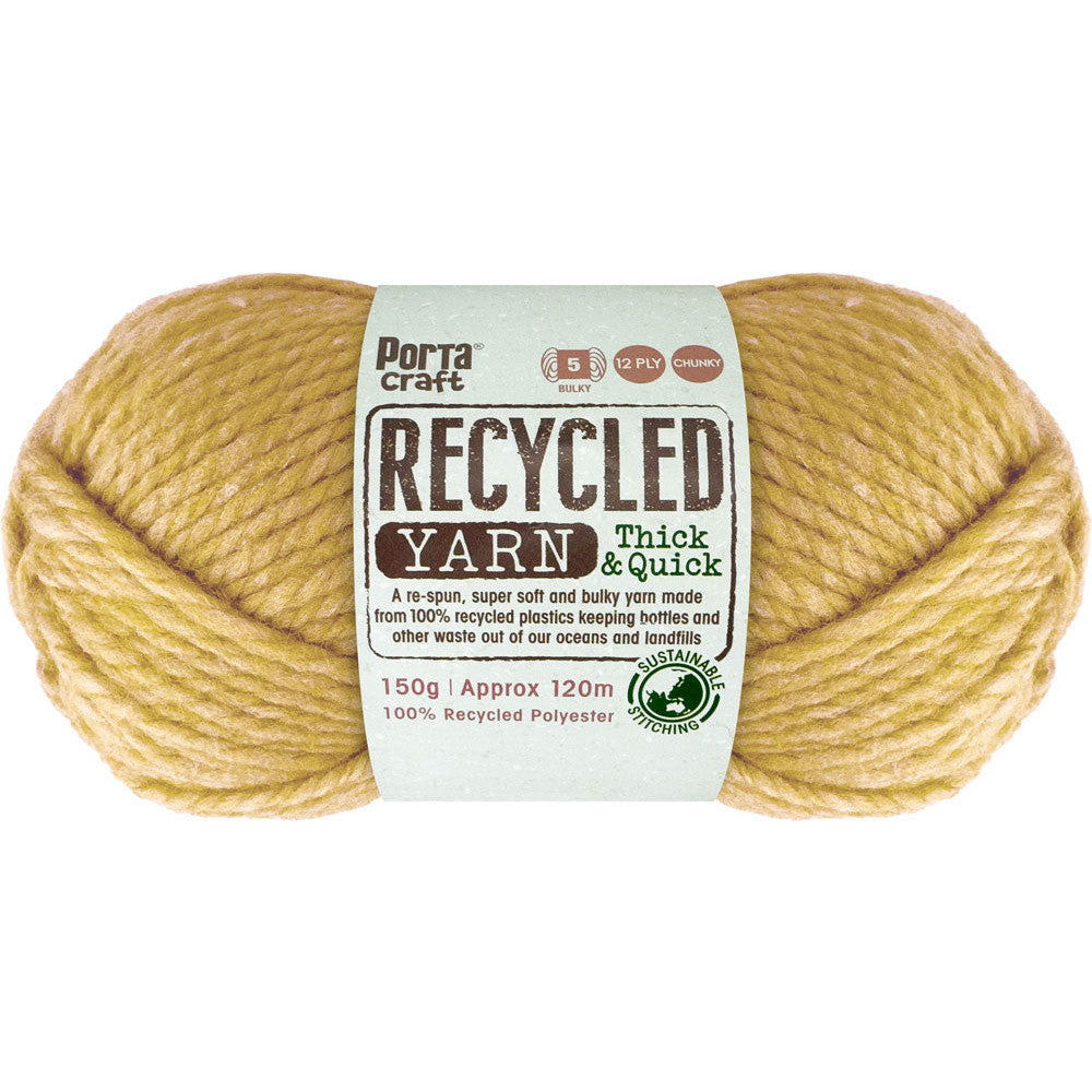 Recycled Yarn 150g 12ply - Olive Melange