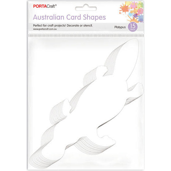 Aussie Cardstock Platypus 18x26cm 15pk
