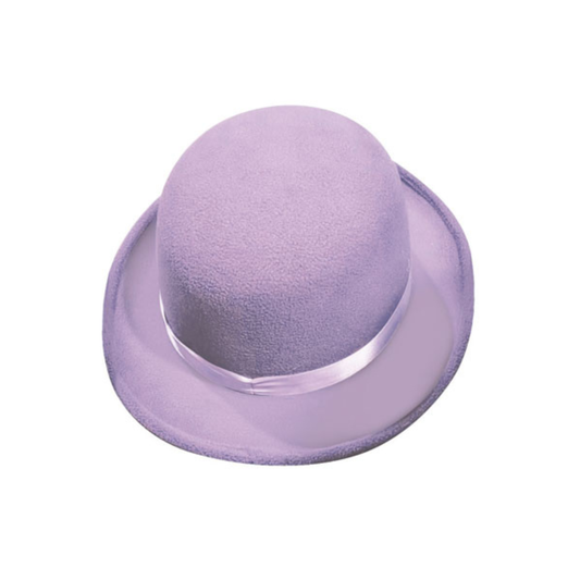 Easter Felt Bowler Hat 26cm - Purple