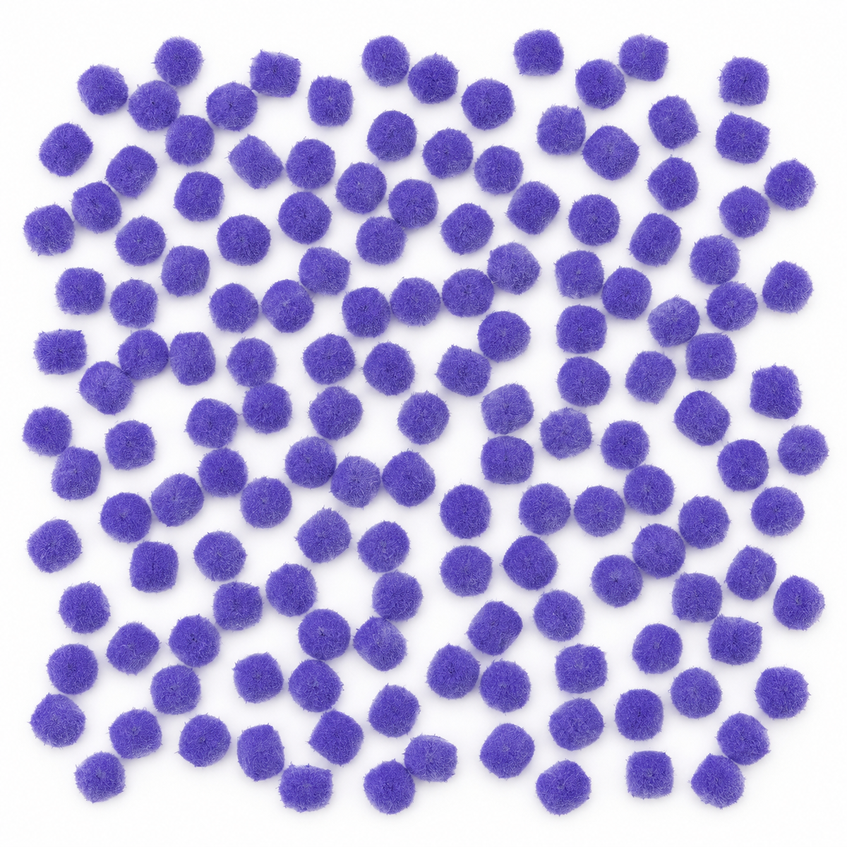 Purple Pom Poms 200 Pack
