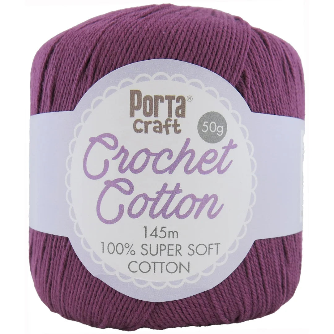Crochet Cotton 50g 145m 3ply - Iris