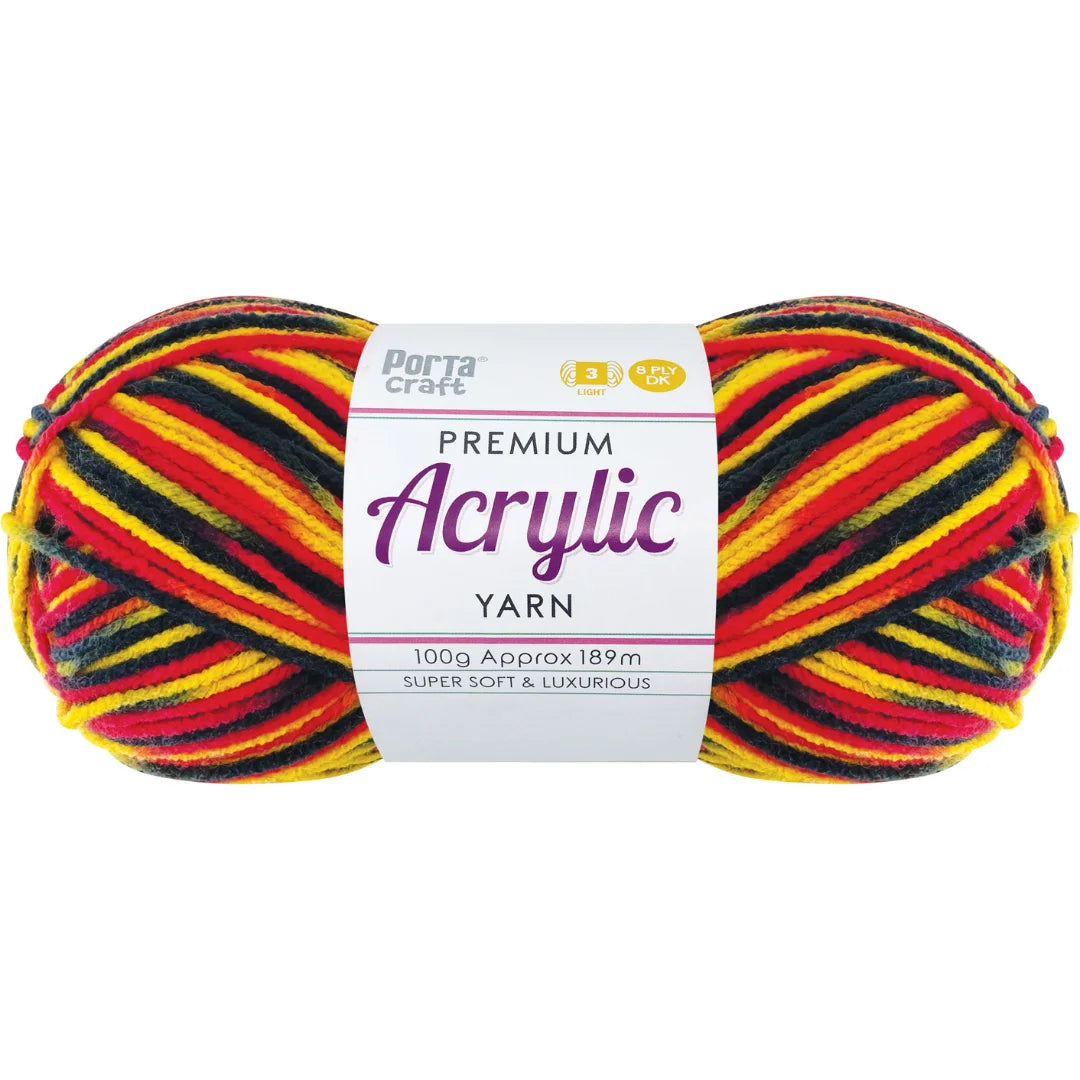 Acrylic Yarn 100g 189m 8ply - Indigenous