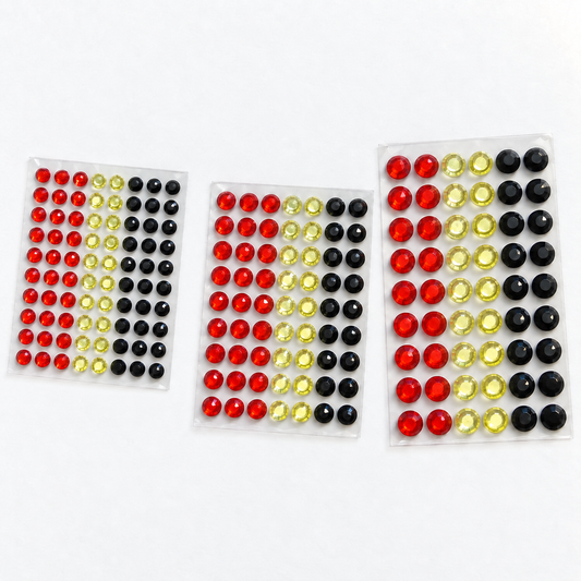Rhinestones Multi Pack in 8,10,12mm 197pk - Indigenous Colours
