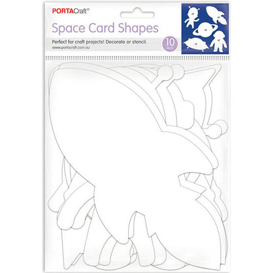 Card Shapes Space 10pk