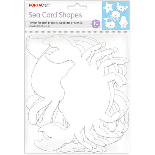 Card Shapes Ocean Animals 10pk