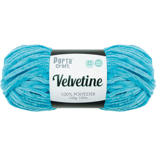 Velvetine Yarn 10ply 100g - Hot Blue