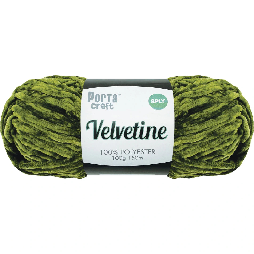 Velvetine Yarn 8ply 100g - Pine