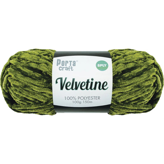 Velvetine Yarn 8ply 100g - Pine