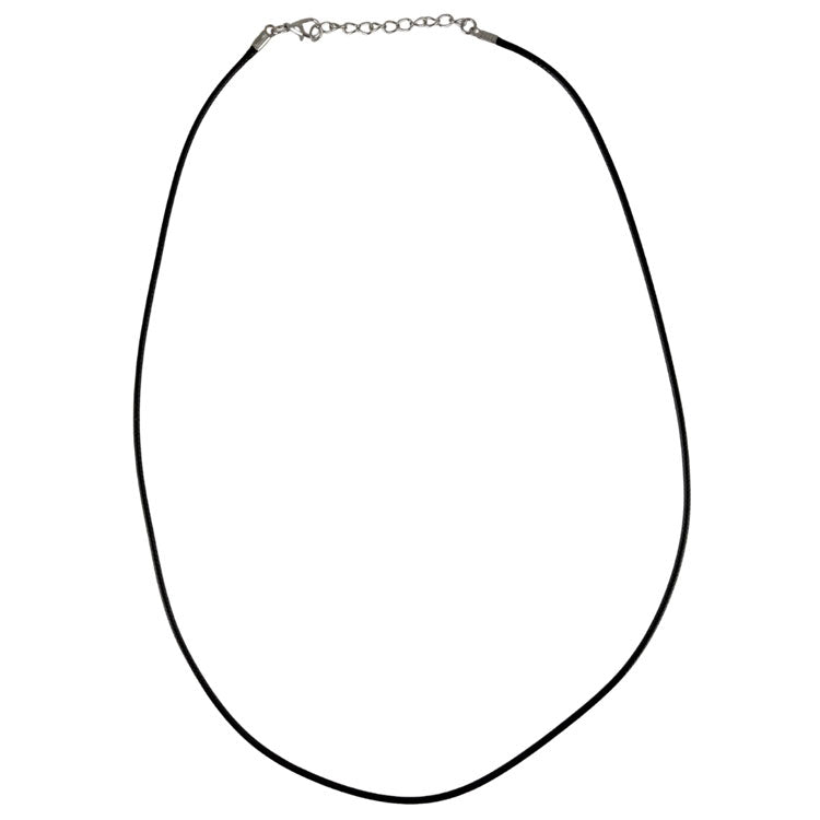 Necklace Wax Cord 65cm with Lobster Clasp 10mm 3 Pack - Black