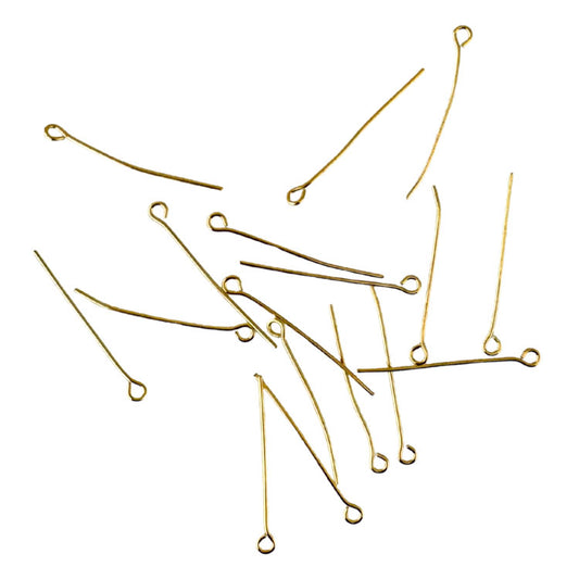Eye Pins 30mm 235 Pack - Golden