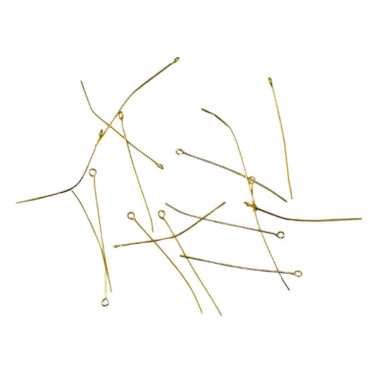 Eye Pins 50mm 80 Pack - Golden