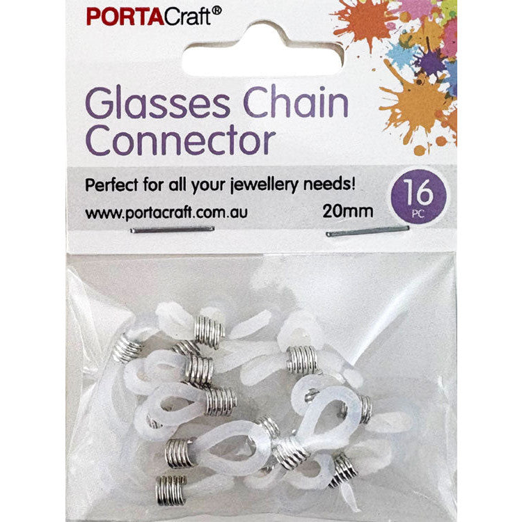 Eye Glass Chain Connectors 20mm 16pk
