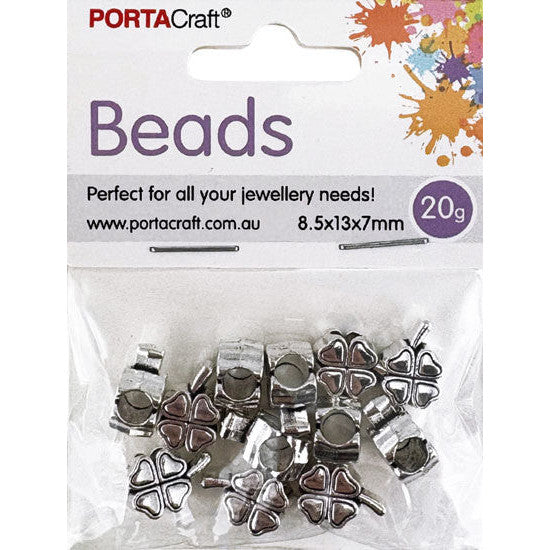 Bead Spacers 8.5x13x7mm 20g Clovers