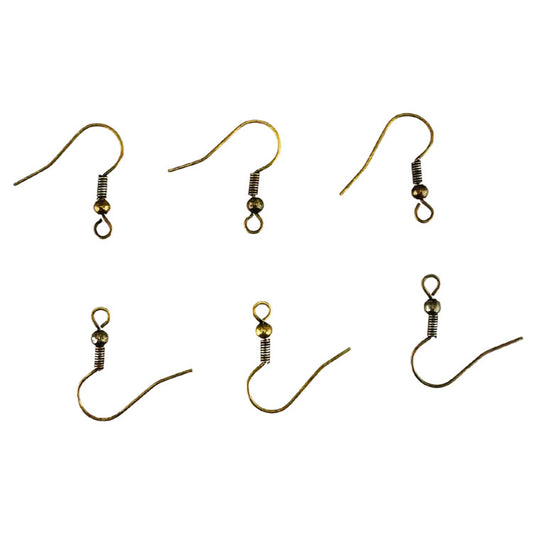 Earrings Hooks 19mm 6 Pack - Iron