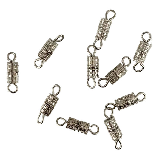 Barrel Clasps 14x3.75mm 10 Pack - Iron