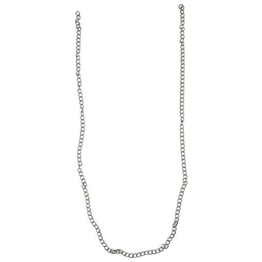 Necklace Chain 75cm 6x8mm Links - Silver Tone