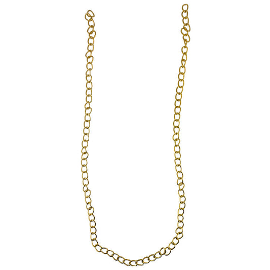 Necklace Chain 75cm 8x12mm Links - Golden