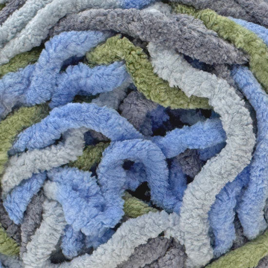 Chenille Blanket Yarn 100g 80m 12ply - Dolphin