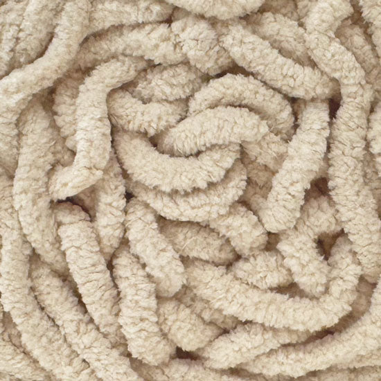 Chenille Blanket Yarn 100g 80m 12ply - Solid Flat White