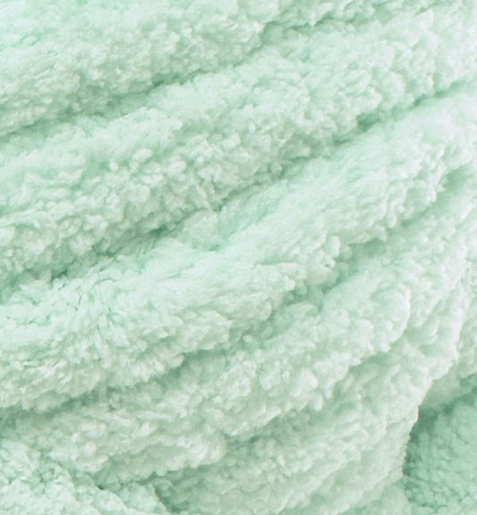 Chenille Jumbo Thick Yarn in Baby Blue Colour