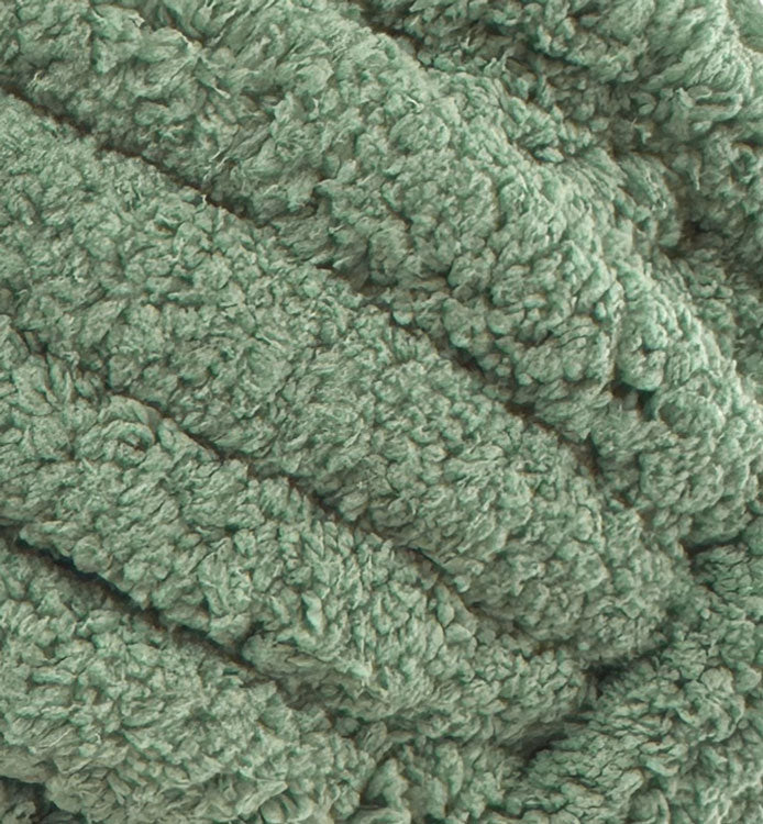 Chenille Jumbo Thick Yarn in Eucalyptus Colour