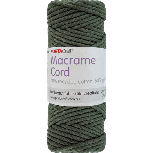 Macrame Cord 120g 3mm 39m Twisted Pine