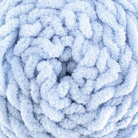 Chenille Blanket Yarn 100g 80m 12ply - Baby Blue (New)