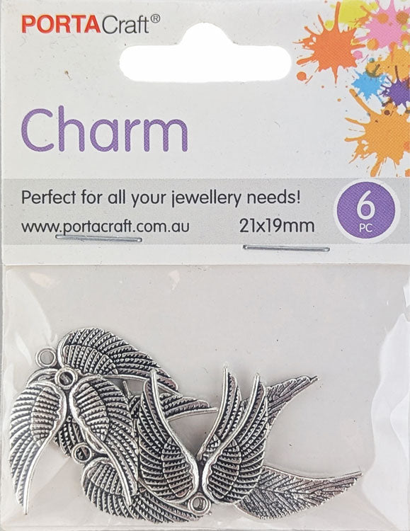 Porta Craft gold tone heart-shaped split rings 30mm four pack