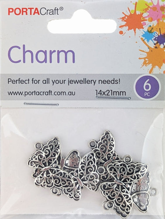 Porta Craft gold tone heart-shaped split rings 30mm four pack