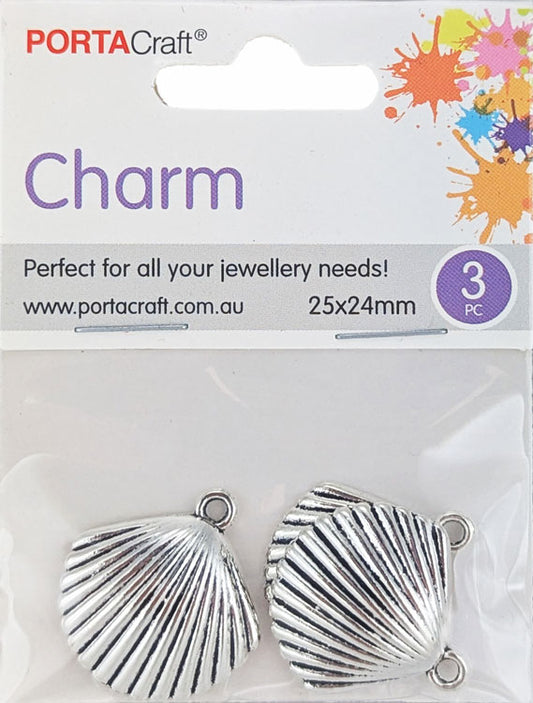 Porta Craft gold tone heart-shaped split rings 30mm four pack