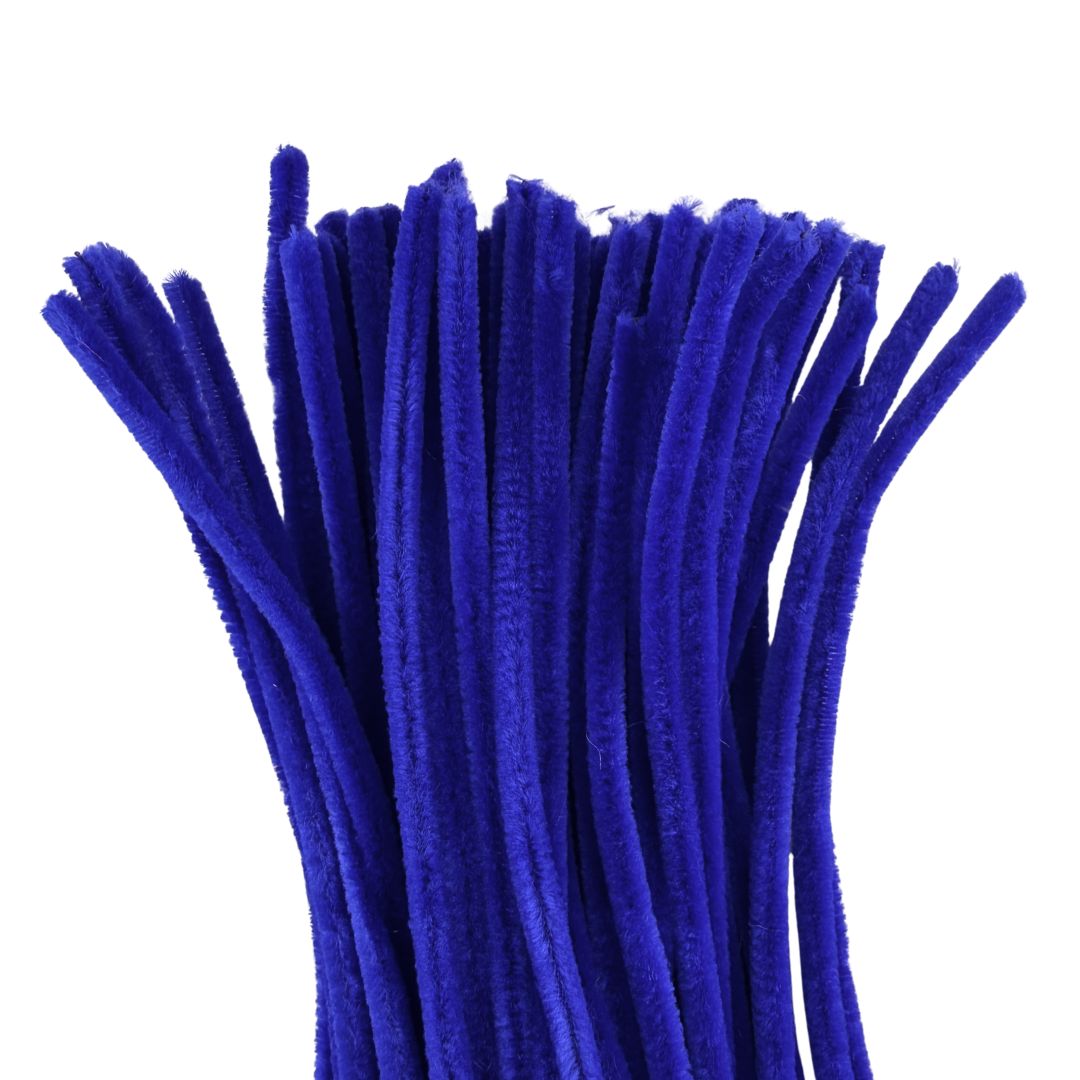 Chenille Stems 6mm 50pk - Regal Blue