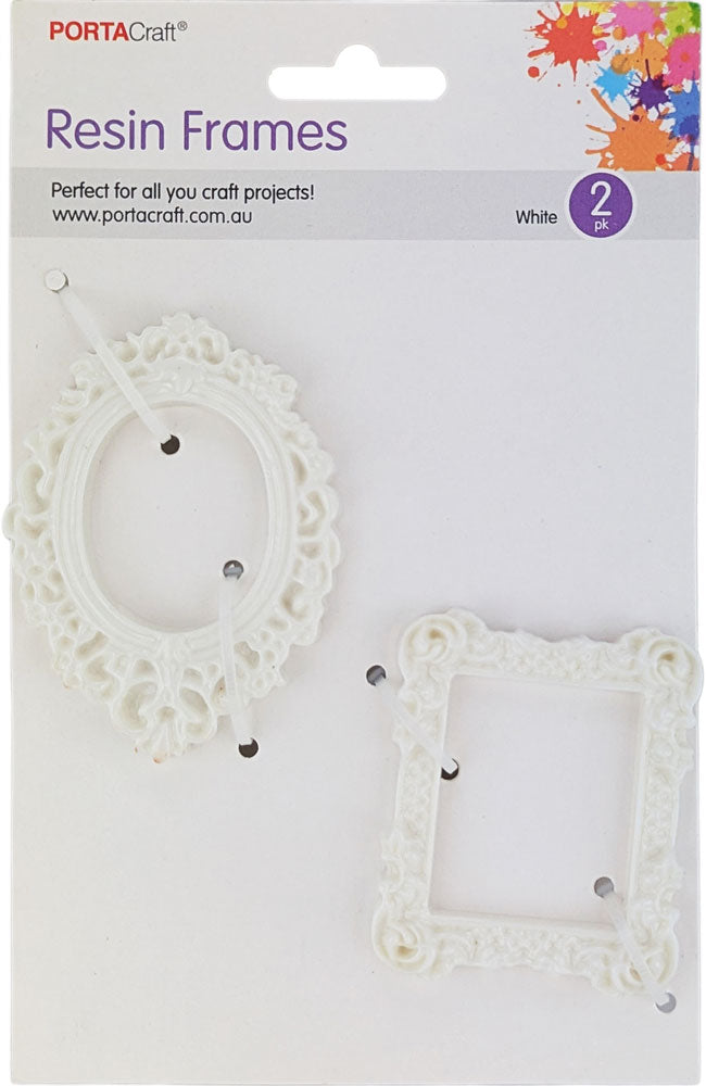 Resin Frames 2pk - White
