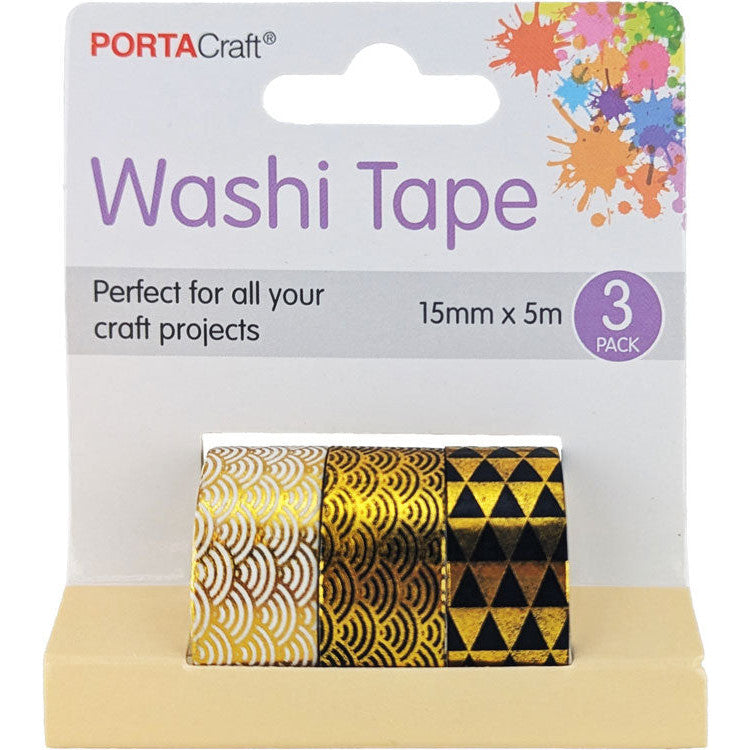 Washi Tape 3pk - Gold