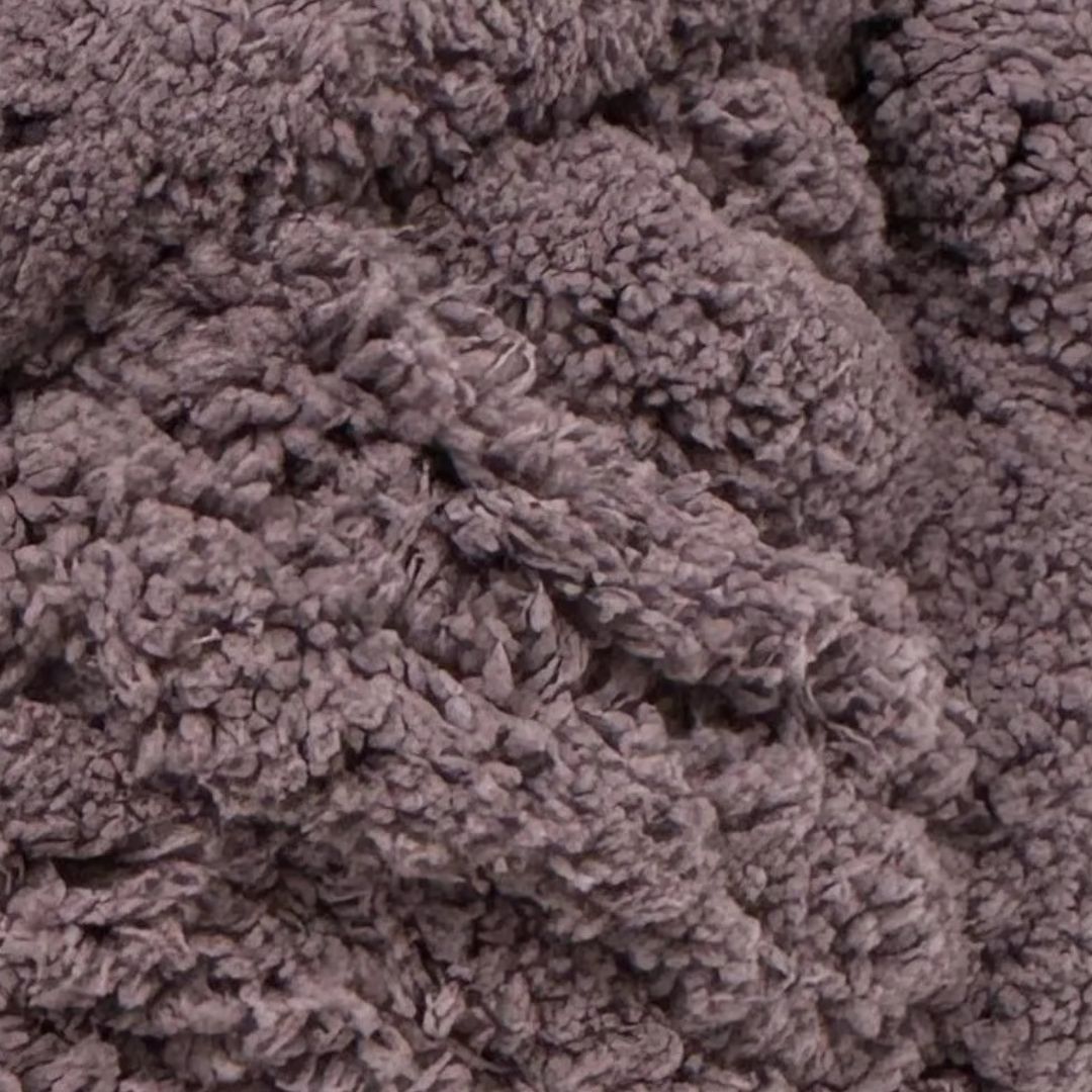 Mega Chenille Yarn 300g 29m 20ply Solid Aubergine