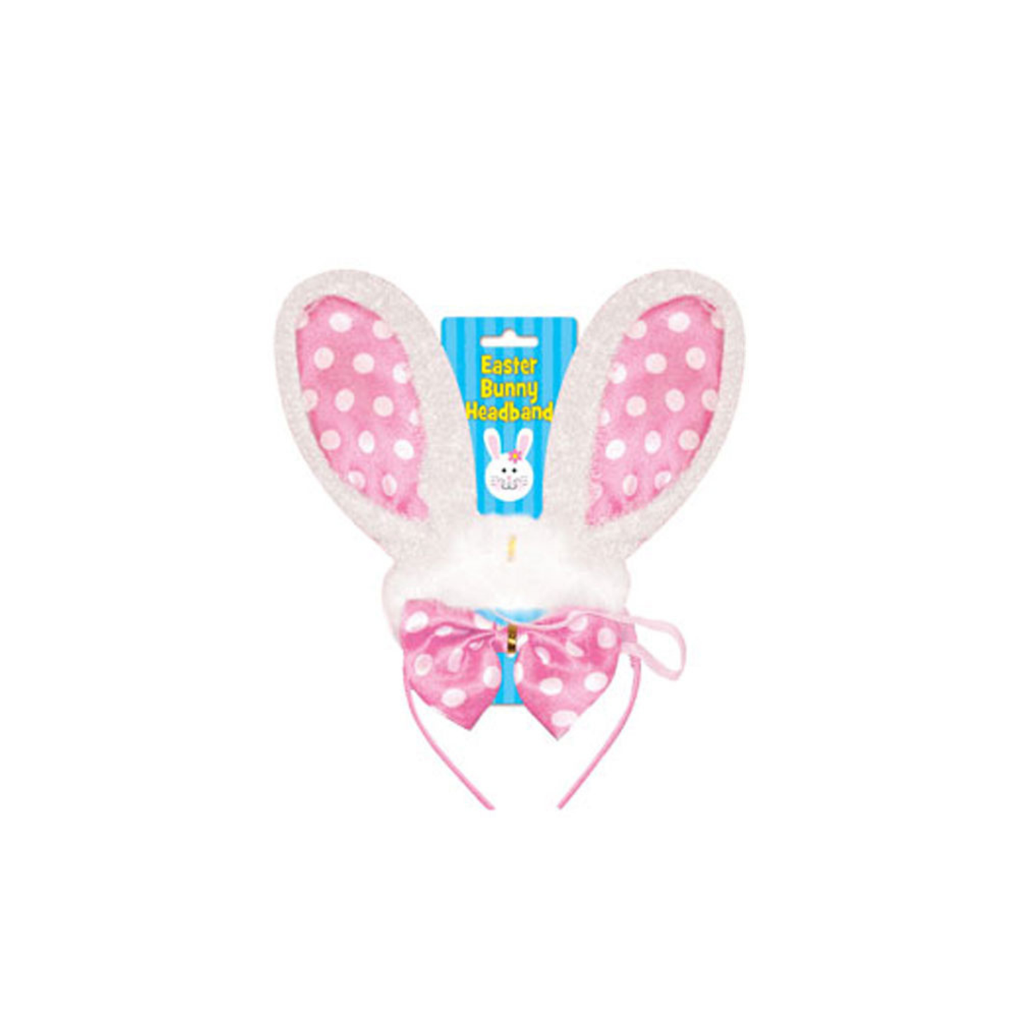 Easter Bunny Dress Up with Ears Bow Tie & Tail - Blue or Pink