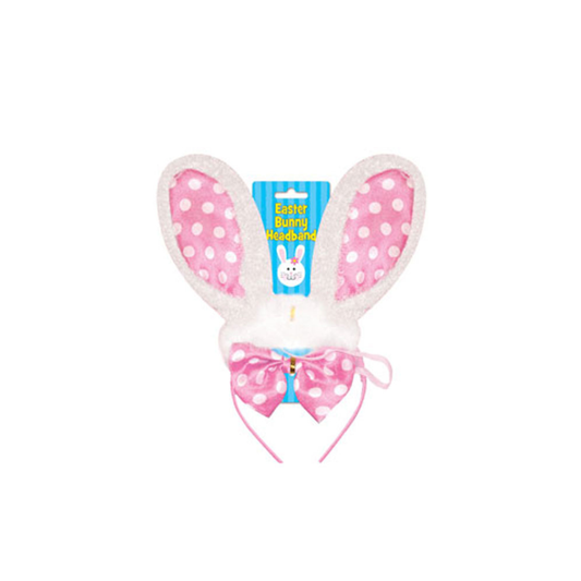 Easter Bunny Dress Up with Ears Bow Tie & Tail - Blue or Pink