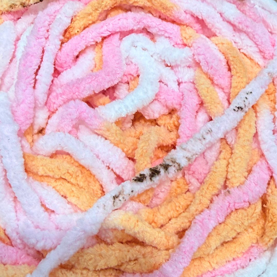 DUSTY Chenille Blanket Yarn 100g Pastel Party 5pk Mixed Bundle