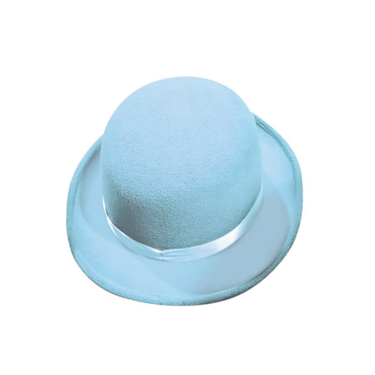 Easter Felt Bowler Hat 26cm - Blue