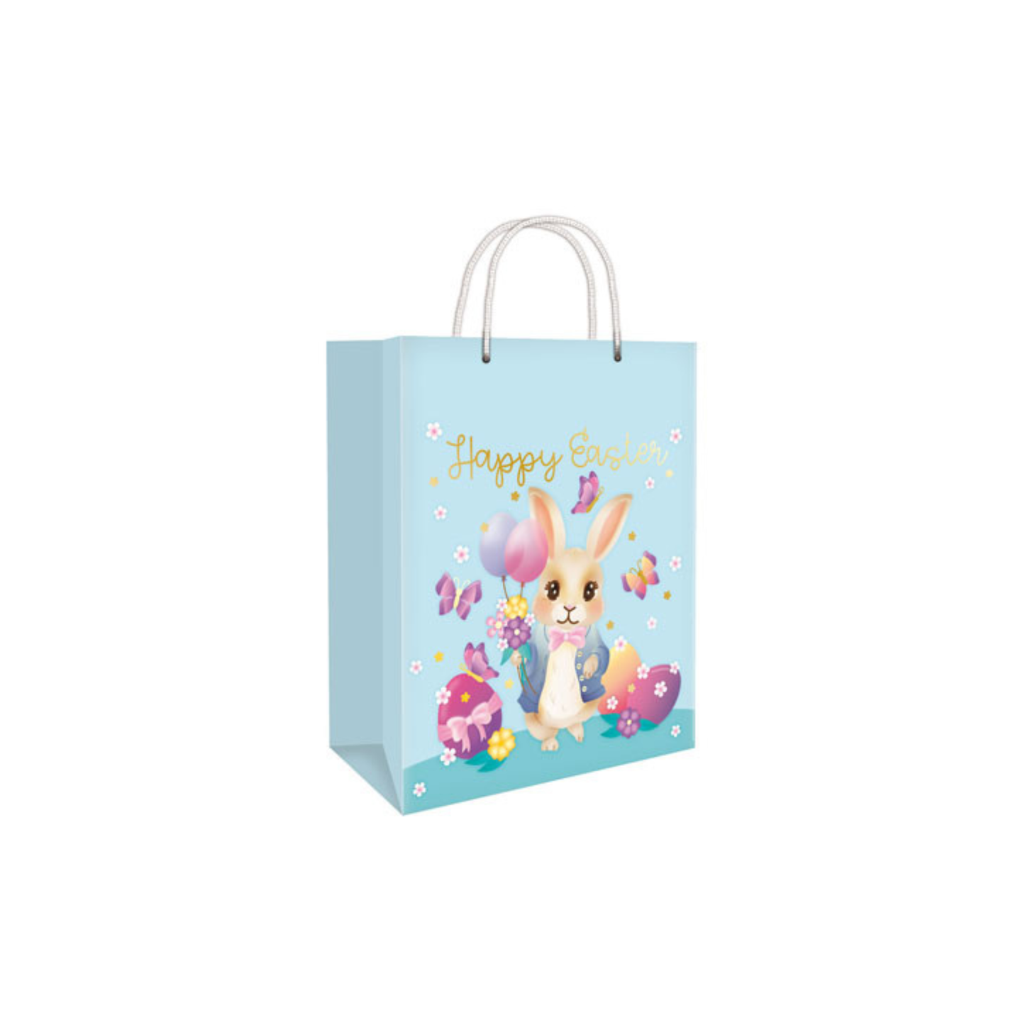 Easter Gift Bag with "Happy Easter" Design