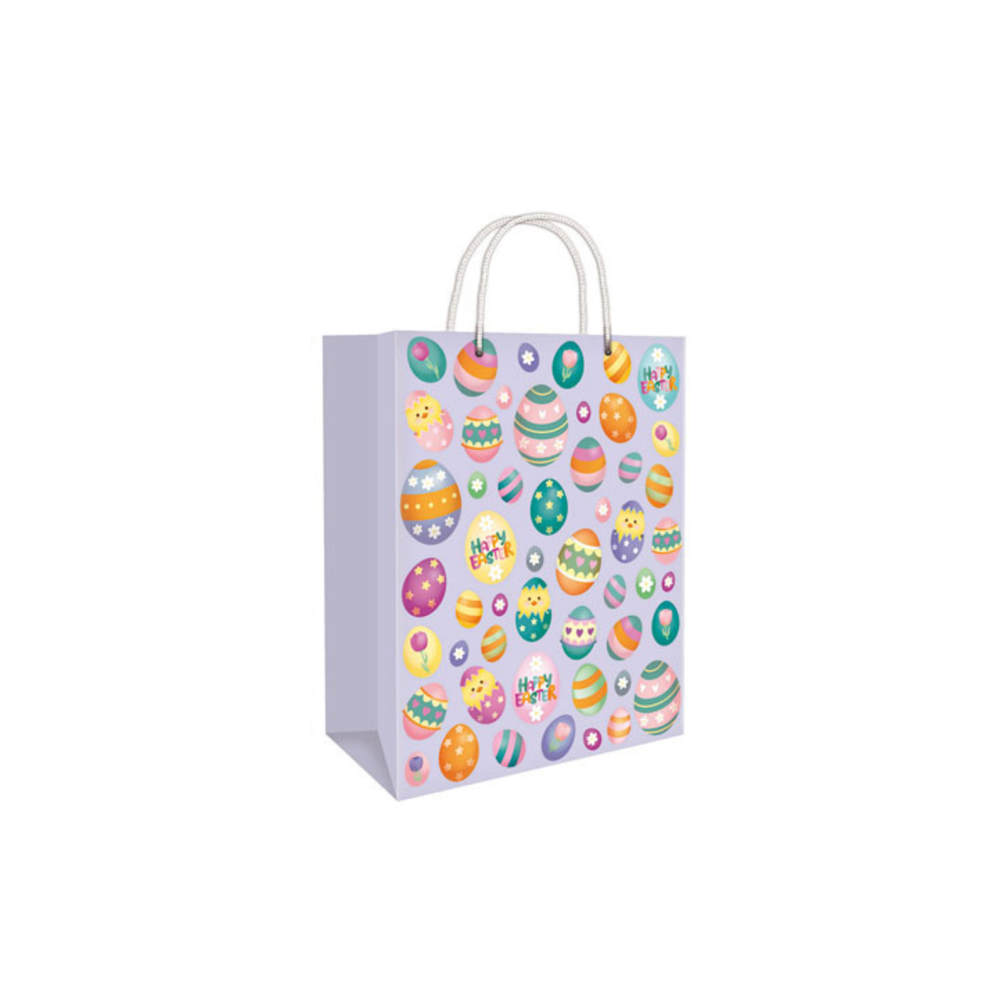 Easter Gift Bag with Colourful Easter Eggs Design
