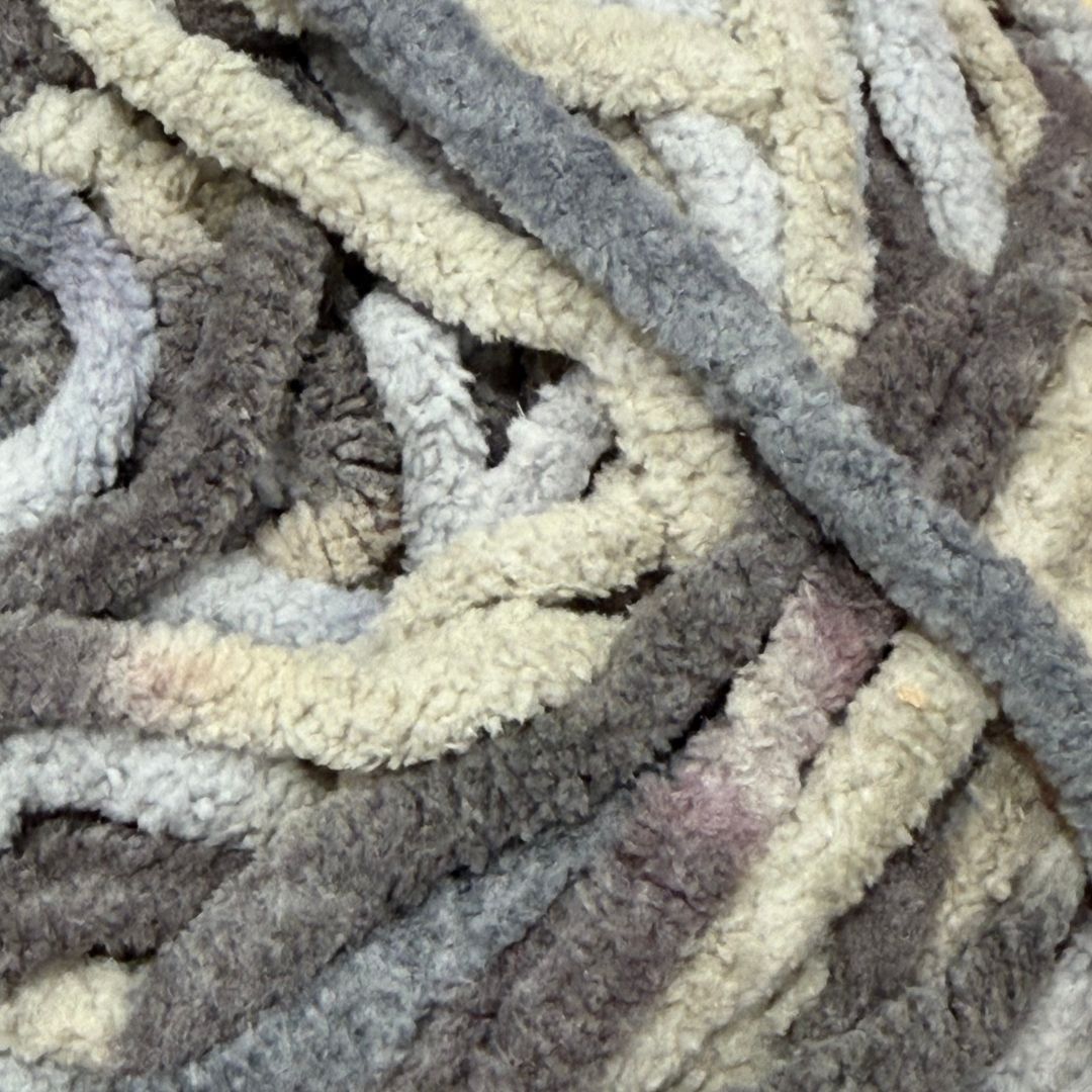 DUSTY Chenille Blanket Yarn 100g Ashy 4pk Mixed Bundle