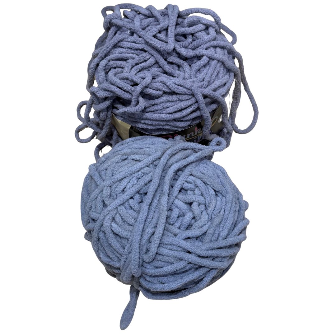 DUSTY Chenille Blanket Yarn 100g Moody Tones 6pk Mixed Bundle