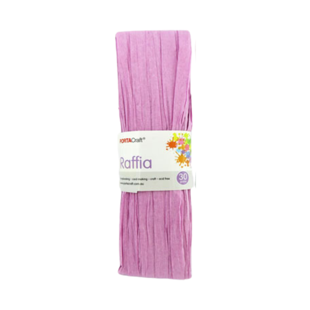 Paper Raffia 30g - Mauve - Discount Craft