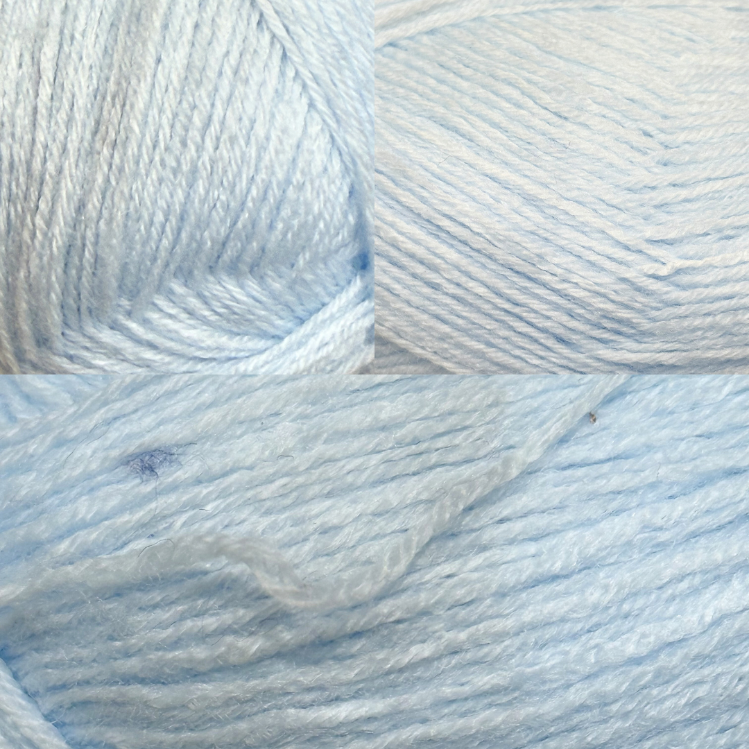 DUSTY Super Soft Baby Acrylic Yarn 420m 4ply Baby Blue 5pk Bundle (A)