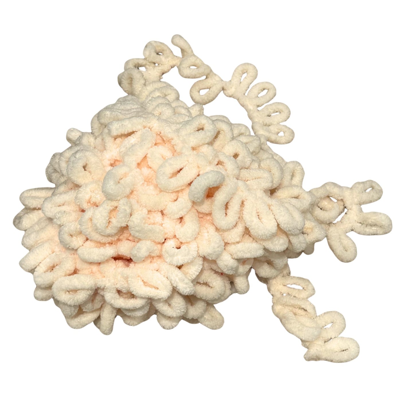 DUSTY Loopy Yarn 100g 8m Cream 4pk Bundle