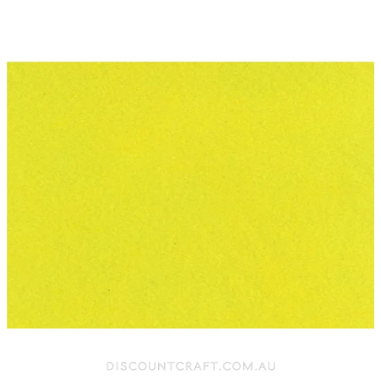 Felt Sheet A4 Size 1pk - Lemon Yellow