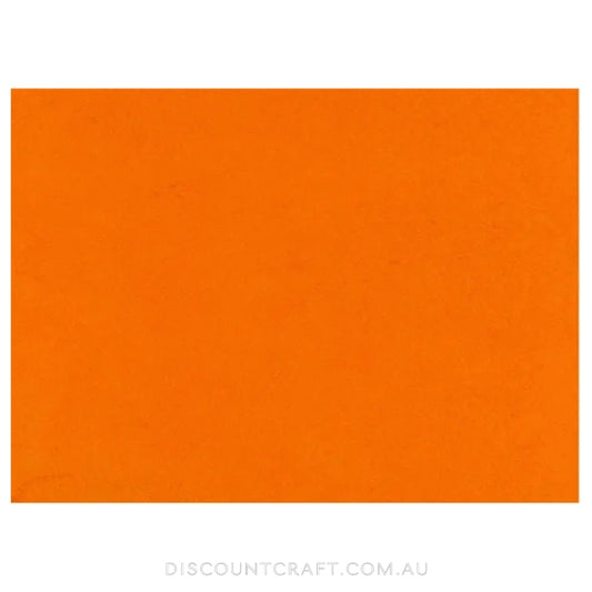 Felt Sheet A4 Size 1pk - Mandarin Orange